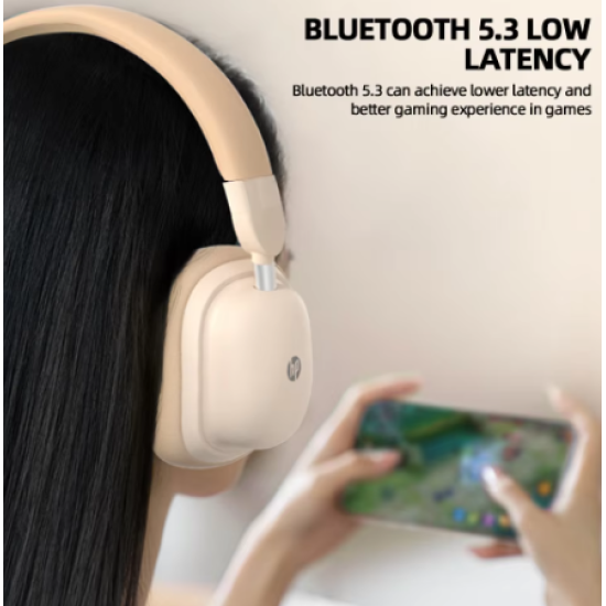 HP H231R Wireless Bluetooth Headphone (Milk Tea)