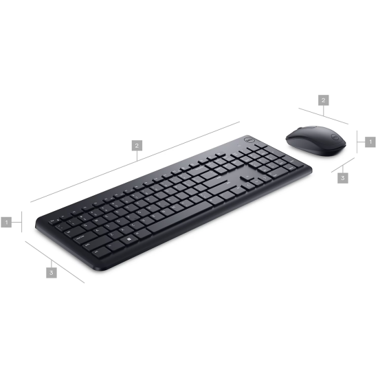 Dell KM3322W Wireless Keyboard and Mouse Combo