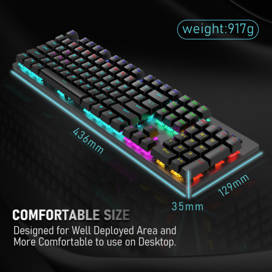 HP GK100F Mechanical Gaming Keyboard