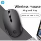 HP S1000 Plus Silent USB Wireless Mouse (Black)