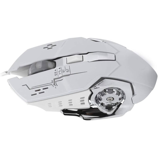 JITE JT-09 Wired USB Gaming Mouse (White)