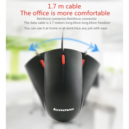 Lenovo M120 Pro Wired Optical Mouse